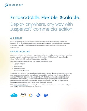Embeddable. Flexible. Scalable.