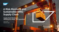 A Risk-Resilient and Sustainable MRO Supply Chain