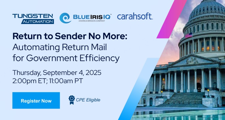 Return to Sender No More: Automating Return Mail for Government Efficiency Event Banner