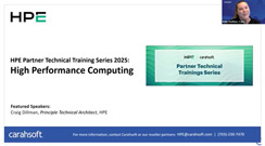 HPE Partner Technical Training Series 2025: High Performance Computing