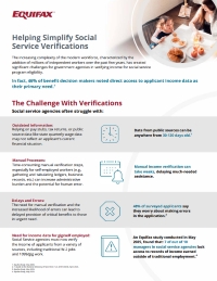 Helping Simplify Social Services Verifications