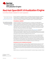 Red Hat OpenShift Virtualization Engine