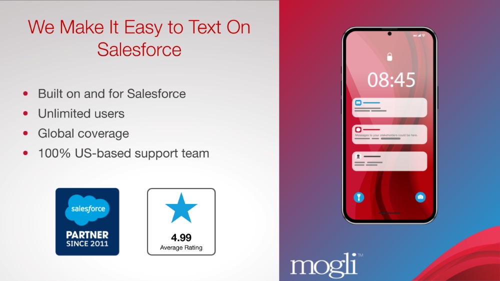 Mogli Makes Texting on Salesforce Easy