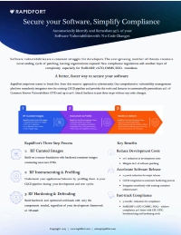 Secure your Software, Simplify Compliance