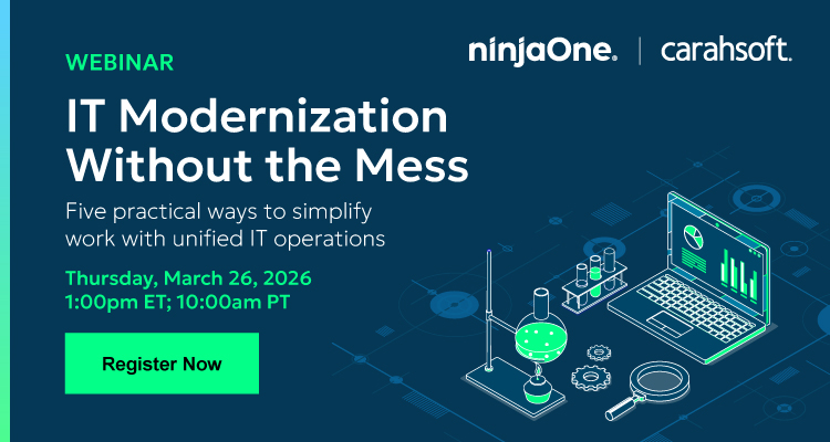 IT Modernization Without the Mess: Five practical ways to simplify work with unified IT operations - Event Banner