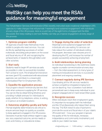 Meeting the RSA’s Guidance for Meaningful Engagement