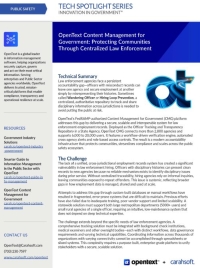 OpenText Content Management for Government: Protecting Communities Through Centralized Law Enforcement
