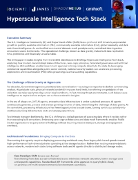 Hyperscale Intelligence Tech Stack