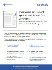 Empowering Government Agencies with Trusted Data Governance