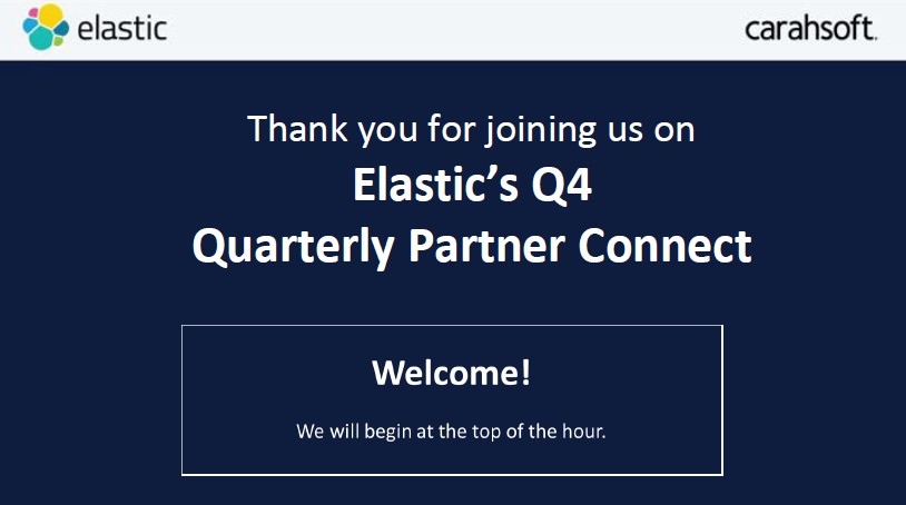 FY25 Q4 Elastic Public Sector Quarterly Partner Connect