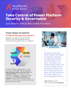 AvePoint - Take Control of Power Platform Security & Governance