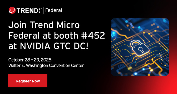 Join Trend Micro Federal at NVIDIA GTC DC Banner
