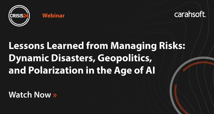 Lessons Learned from Managing Risks: Dynamic Disasters, Geopolitics, and Polarization in the Age of AI
