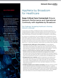 AppNeta by Broadcom for Healthcare