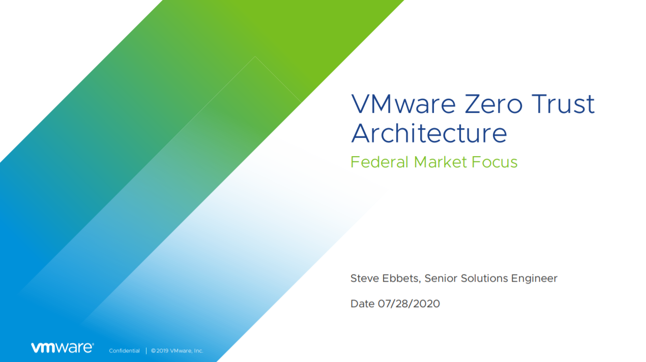 VMware Virtual Sessions | Carahsoft