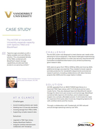 The ACCRE at Vanderbilt University Expands Capacity with Spectra T950 and BlackPearl
