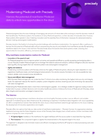 Modernizing Medicaid with Precisely