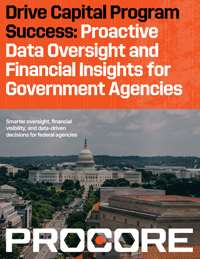 Drive Capital Program Success: Proactive Data Oversight and Financial Insights for Government Agenices