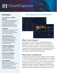 Introducing CourtCapture