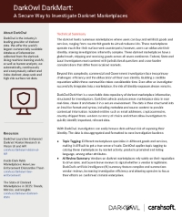DarkOwl DarkMart: A Secure Way to Investigate Darknet Marketplaces