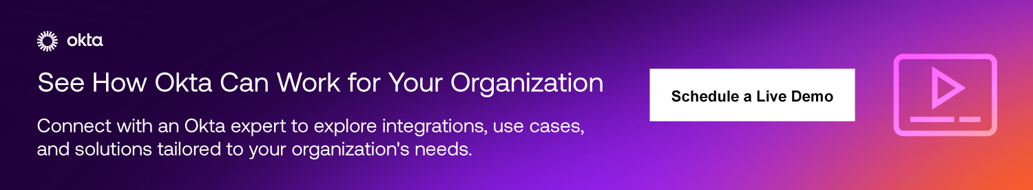 ̽����Ƶ is pleased to offer live, personal demonstrations of Okta products delivered by one of our Okta Certified experts.