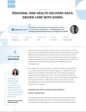 Regional One Health Delivers Data-Driven Care with Domo