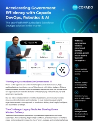 Accelerating Government Efficiency with Copado DevOps, Robotics & AI
