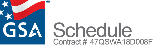 GSA Schedule No. 47QSWA18D008F
Term: August 22, 2018 - August 21, 2028 Logo
