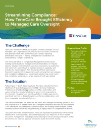 Streamlining Compliance: How TennCare Brought Efficiency to Managed Care Oversight