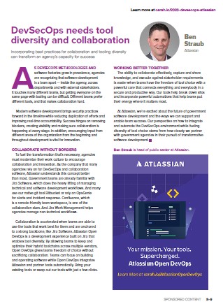 DevSecOps Needs Tool Diversity and Collaboration