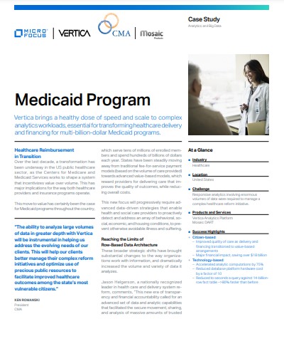 Department of Health CMA Case Study