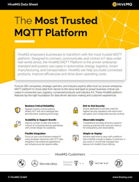 The Most Trusted MQTT Platform