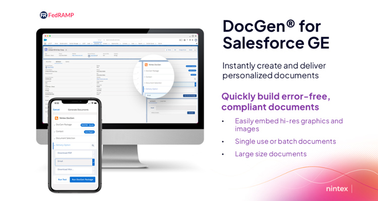 DocGen for Salesforce GE