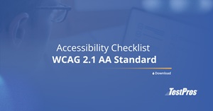 WCAG 2.1 AA Checklist