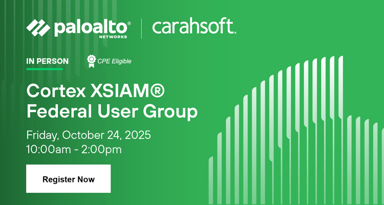 Cortex XSIAM Federal User Group Banner