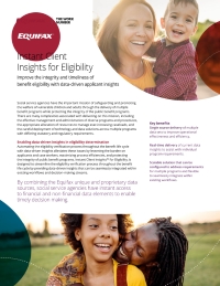 Instant Client Insights for Eligibility