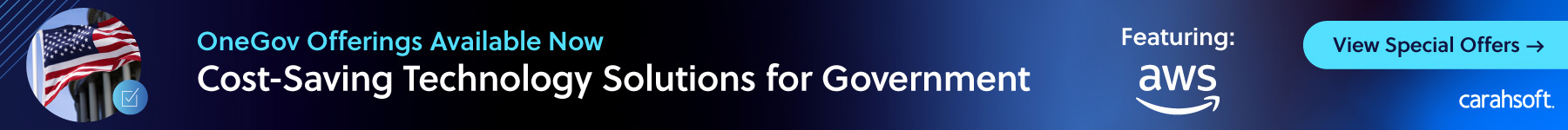 OneGov Offerings Available Now: Cost-Saving Technology Solutions for Government – Featuring AWS - View Special Offers