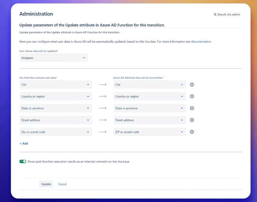 Keep the information up to date