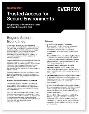 Trusted Access for Secure Environments
