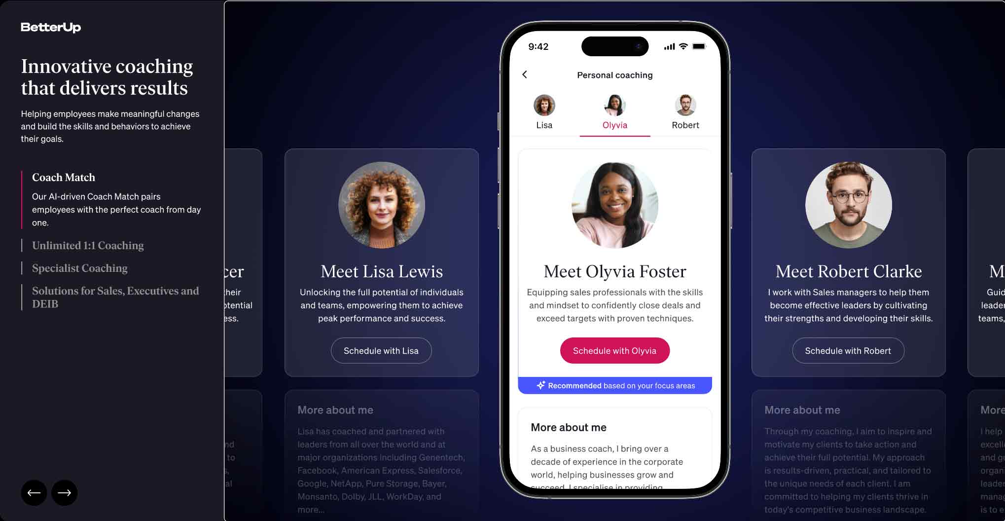 High Quality Personalized Coaching