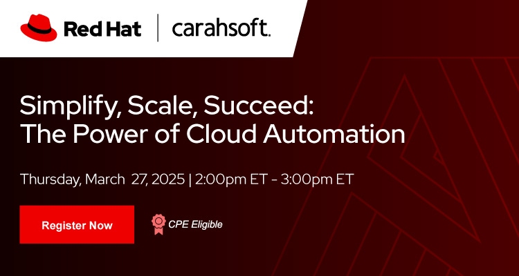 Simplify, Scale, Succeed: The Power of Cloud Automation Event Banner