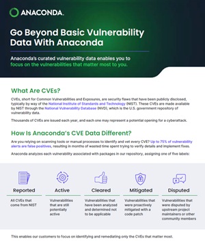 Go Beyond Basic Vulnerability Data With Anaconda