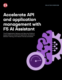 Accelerate API and application management with F5 AI Assistant