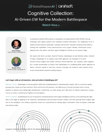 Cognitive Collection: AI-Driven EW for the Modern Battlespace