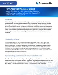 Webinar Digest: Smarter CRM Data for Public Sector, Higher Education and More