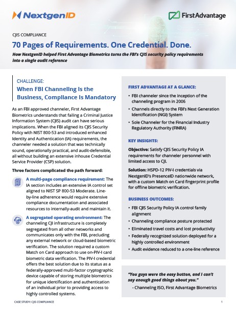 70 Pages of Requirements. One Credential. Done.