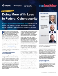 Doing More With Less in Federal Cybersecurity
