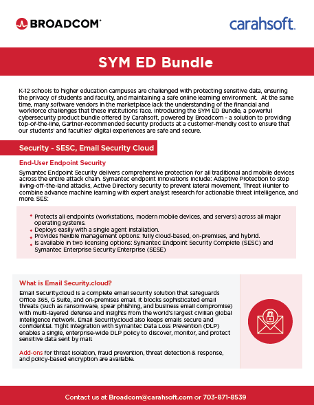 Broadcom SYM ED Bundles One-Pager