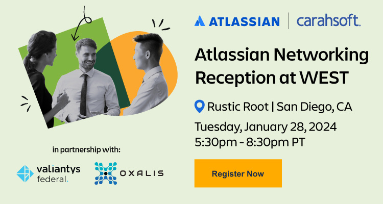 Atlassian Networking Reception at WEST Event Banner