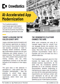 AI-Accelerated App Modernization